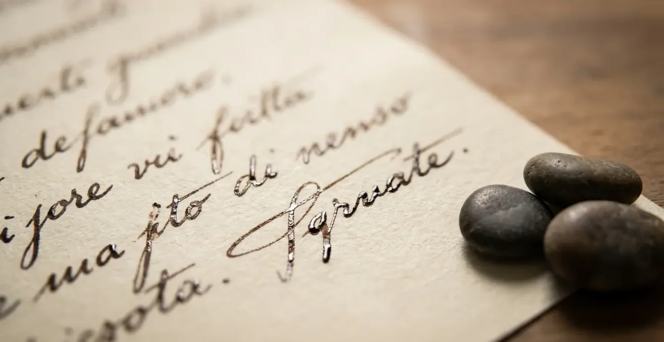 Quaderno aperto con piano d'azione e primi passi da compiere