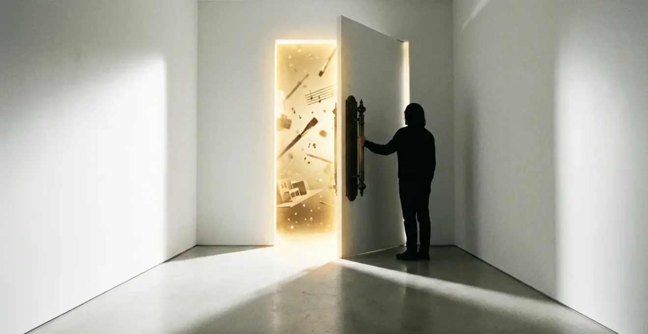 Visualizzazione onirica di una stanza segreta che rivela talenti nascosti